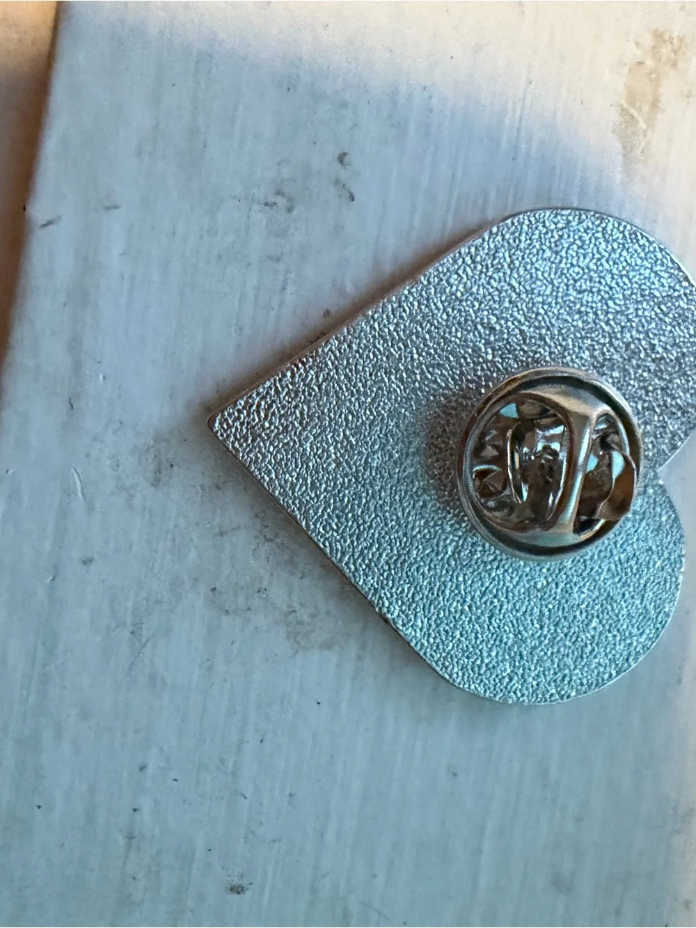 Heart Shaped Enamel Pin-“Prettiest Girl In The Morgue” Black and White